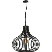 Freelight Aglio hengelampe, Ø 48 cm, svart, metall