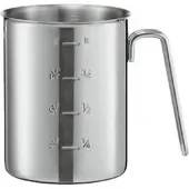 Rösle beholder med måleskje 12 cm 1000 ml