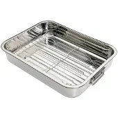 Kitchencraft Rustfritt Stål Stekepanne 38x27.5 Cm
