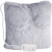 Mesko Elektrisk varmepute i flanellfleece med 2 temperaturinnstillinger - Grå