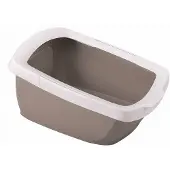 Imac Funny, kattebakke, for katt, hvit/mørk beige, 62x49,5x33 cm