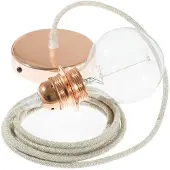 Creative Cables Rn01 Diy 50 Cm Hengelampe Pendel For Lampeskjerm