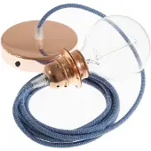 Creative Cables Rd75 Zigzag 50 Cm Hengelampe Pendel For Lampeskjerm
