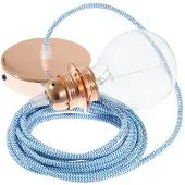 Creative Cables Rz11 Zigzag 1 M Hengelampe Pendel For Lampeskjerm