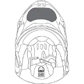 AGV Sportmodular Hjelm Hakeskjerm