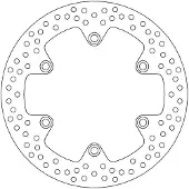 Moto-Master Round Honda 110562 Left&right Foran Bremseskive
