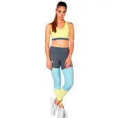 Snap Climbing Three-colored Leggings