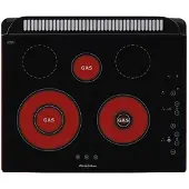 Vitrokitchen 301tgn Kombinert Platetopp 60 Cm 3 Brennere