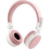 STREETZ Sammenleggbart on-ear Bluetooth-headset, 3.5 mm, rosa