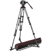 Manfrotto 504x Kulehode Med Dobbel Karbonstativ Og Bakkestøtte
