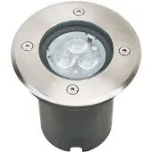 LUCANDE LED-bakkespot Ava, Ø 12 cm, rund, IP67