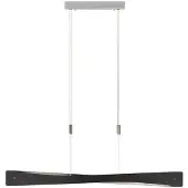 Quitani LED-hanglampe Lian, svart/aluminium