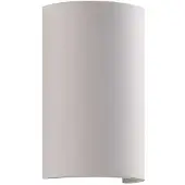 LINDBY vegglampe Colja, rund, høyde 16 cm, gips, hvit
