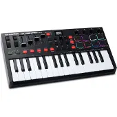 M-AUDIO M-LYD | Oxygen Pro Mini - MIDI-keyboard - 32 smakebiter / 8 RGB pads - OLED-skjerm - USB - Sort