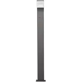LUCANDE Timm LED-veilampe, 100 cm, antrasitt, metall, IP54