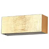 LINDBY LED-vegglampe Quentin, 23 cm bred, gullfarget, metall