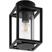 LUCANDE utendørs taklampe Ferda, 29 cm, antrasitt, IP44