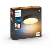 Philips Hue White ambiance Enrave Small - Taklampe - LED - 9.6 W - varm til kjølig hvitt lys - 2200-6500 K - svart