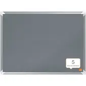 Nobo Premium Plus filttavle 60x45cm, Grå, Aluminium, Aluminium, Felt, Standard, 600 mm