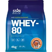 Star Nutrition Whey-80 Myseprotein 4 kg