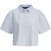 Jack & Jones Molly Relaxed Poplin Sn Jjxx Kortarmet Skjorte