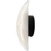 New Works LED-vegglampe Tense, hvit/svart, Ø 35 cm