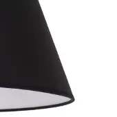 Duolla Lampeskjerm Sofia Høyde 31 cm, svart/hvit