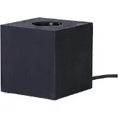 Star Trading Bordlampe E27 KUBE svart