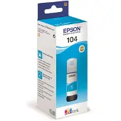 Epson EcoTank 104 - 65 ml - cyan - original - blekktank - for EcoTank ET-1810, 2715, 2721, 2810, 2811, 2812, 2814, 2815, 2820, 2825, 282651, 282651, 28205, 2826