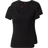 HUGO for woman. 50469660 Set 2 T-shirts Twin black (L), Homewear, Cotton
