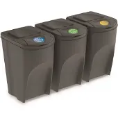 Prosperplast Sortibox Resirkuleringsbeholder 105l 3 Enheter
