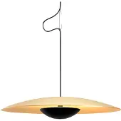Marset Ginger LED-pendellampe, Triac, Ø 32 cm, messing