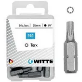 Witte T 25 Tin Torx-bit 5 Enheter