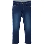 Name It Kids Jeans - NkmSilas - Noos - Dark Blue Denim - - 5 år (110) - Jeans