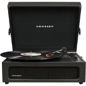Crosley Voyager Portable Turntable with Bluetooth Out Black