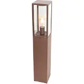 QAZQA Industriell utendørs gulvlampe rustbrun 80 cm IP44 - Charlois