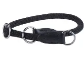 Hunter hundehalsbånd Freestyle, svart - Størrelse 55: justerbar opptil maks. 55 cm, Ø 10 mm