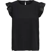 ONLY Ann Star Frill Ermeløs Bluse