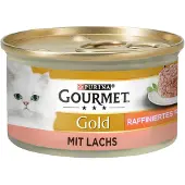 Gourmet 24 x 85 g / 48 x 85 g Gold til en spesialpris! - Raffinert ragu: Laks (24 x 85 g)