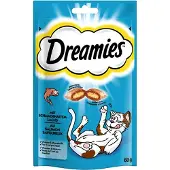 Dreamies klassisk kattesnacks - Sparepakke laks (6 x 60 g)