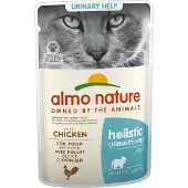 Almo nature Functional Urinary Help - Sparepakke: 24 x 70 g kylling