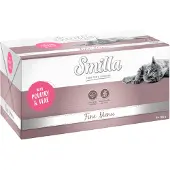 Smilla Fine Menu 24 x 100 g - Fjærkre & Kalv