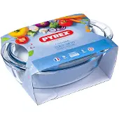 Pyrex Glasskål med vakuum 4,1 l oval SlowCook(3)