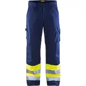 Blakläder Bukse varsel - Marineblå/Gul - D104