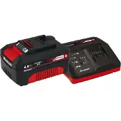 Einhell 4512042, Lithium-Ion (Li-Ion), 4 Ah, 18 V, Svart, Rød, 200-260 V, 50/60 Hz