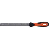 Bahco 6-342-10-2-2, Fil, Flate mapper, Halvrund fil, Midtsnitt, Plast, Kryssfiner, Tre, Svart, Rød, 26 mm