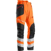 Husqvarna Skogsrydder- Og Trimmerbukse, High Viz - Størrelse 60/Xl-Xxl