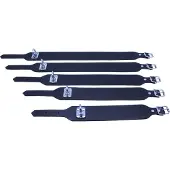Alac Spårningshalsband Läder med Lekare Svart - 55cm