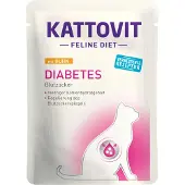 Kattovit Feline Diabetes / Vekt 24 x 85 g - Kylling