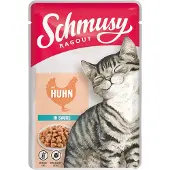Schmusy Ragout i saus 22 x 100 g - Kylling